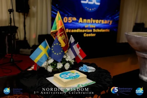 Dr. Upanith attending the 5th Anniversary celebration of Scandinavian Scholastic Center Ltd. Oy, Finland