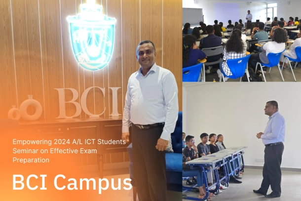 Dr. Upanith doing a seminar on effective exam preparation